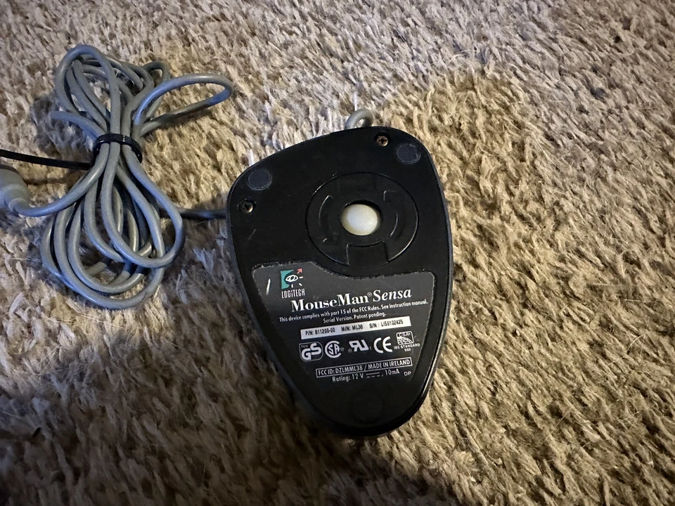 Vintage Logitech Mouseman Sensa ML38 - Image 3 of 4