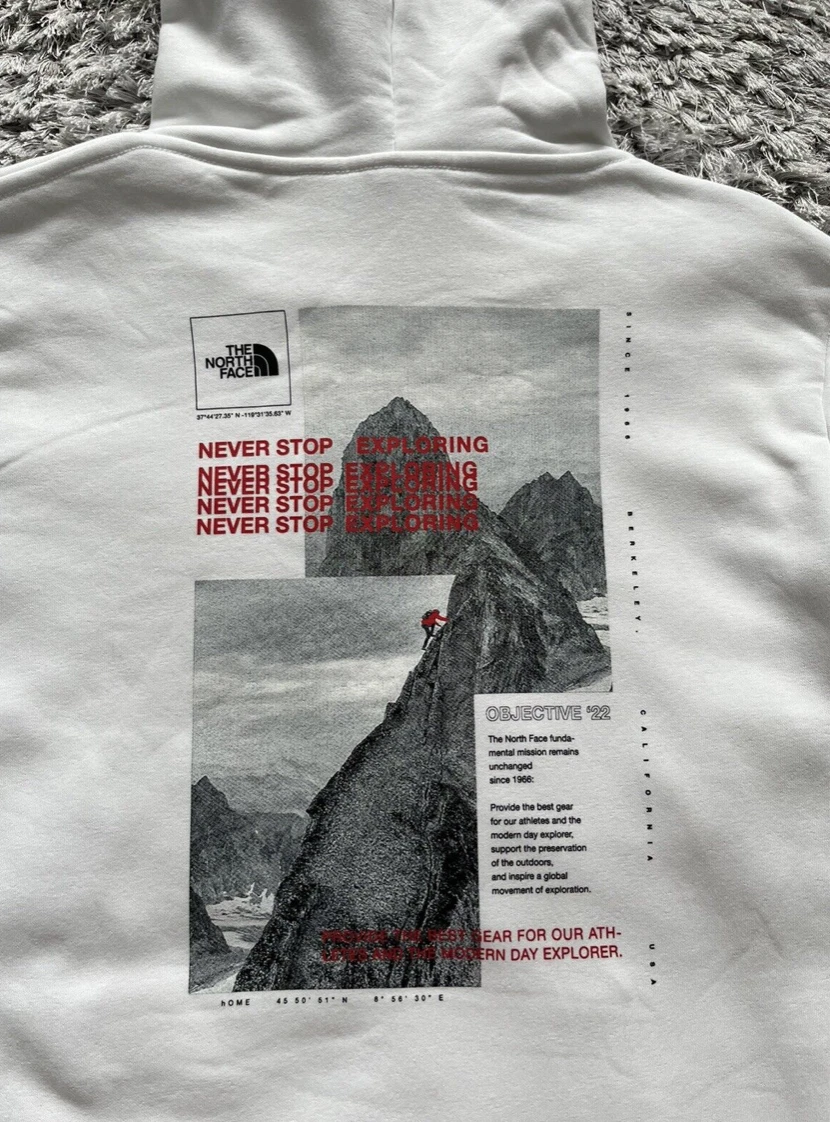 the north face collage hoodie