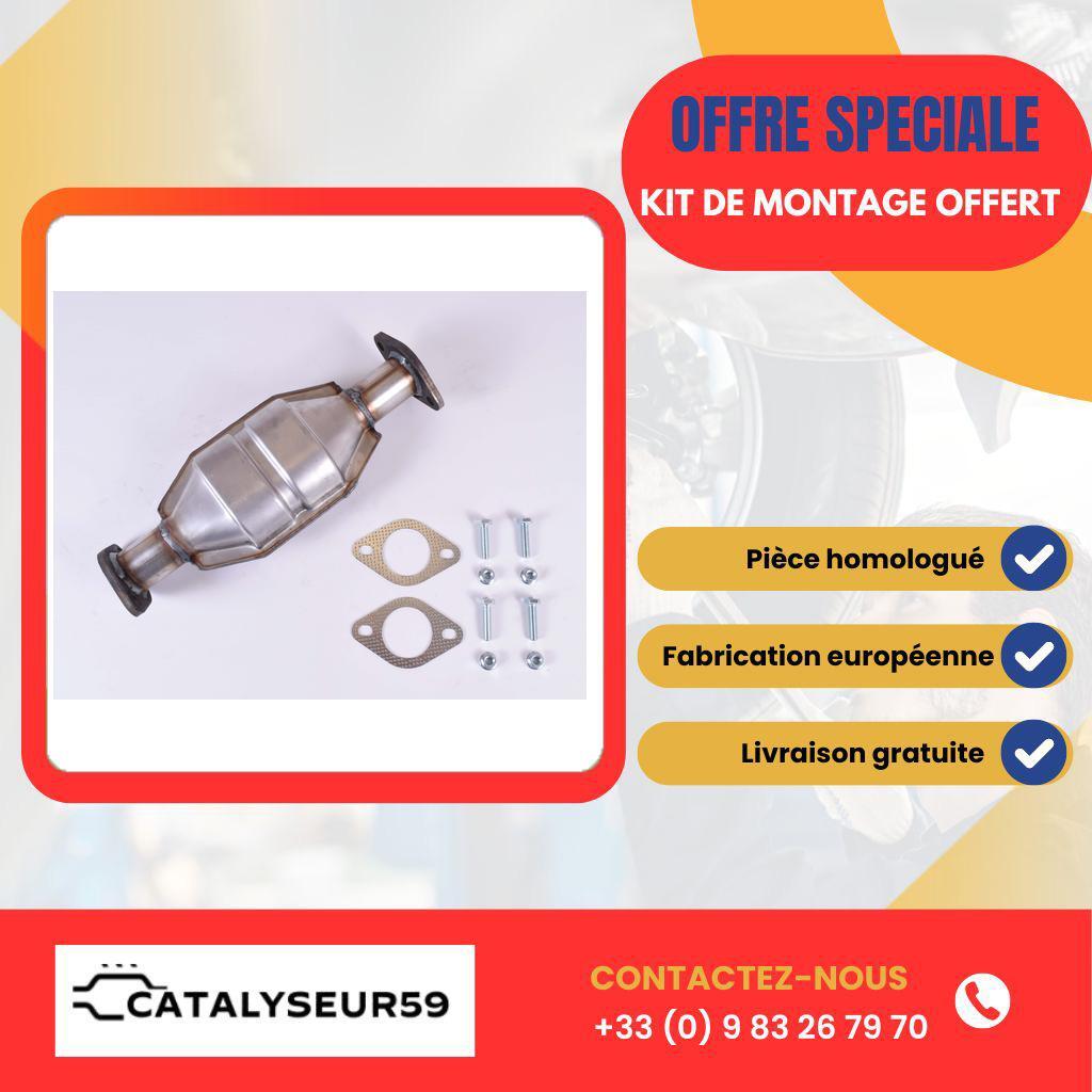 Catalyseur Mitsubishi Carisma 1.6 essence élimine odeur échappement et fumée