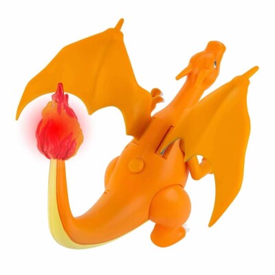 Includes 7-inch Interactive Charizard Figure Plus 2-inch Pikachu Figure with Aut