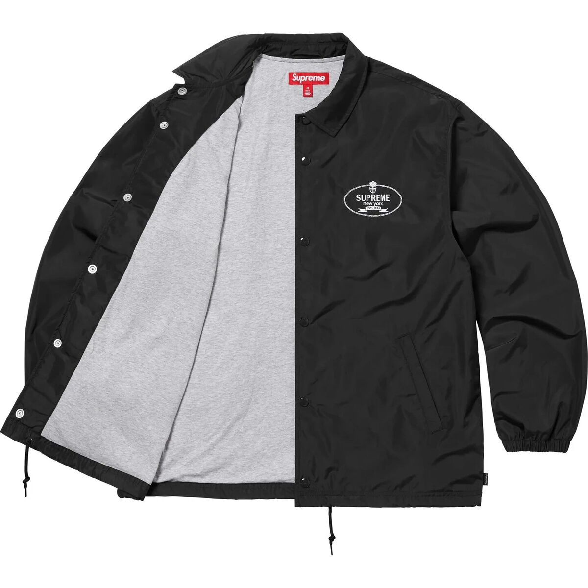 Supreme Crest Coaches Jacket Black Navy Red Brown 4colors Supreme Crest Coaches Jacket Black Navy Red Brown 4colors