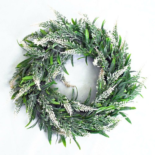 Artificial Silk Flowers Topiary Peony Lavender Ivy Garlands Wedding Wreath - Picture 9 of 19