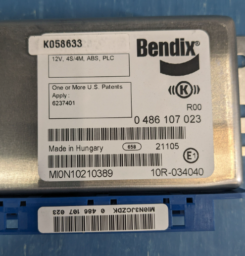 Bendix K058633 Brake Control Module 12V ABS PLC ECU 10R