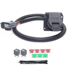 For GMC Acadia 2013-2017 7-Way Blade Trailer Light Wiring Harness Tow Connector