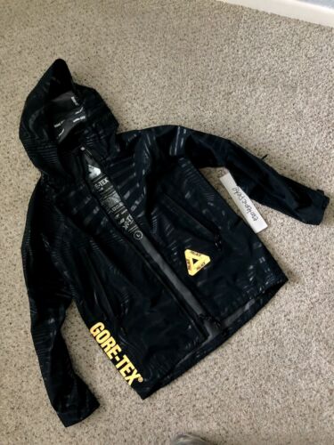 LARGE PALACE SKATEBOARDS GORE TEX VORTEX PACLITE JACKET BLACK union box scott - Afbeelding 1 van 7