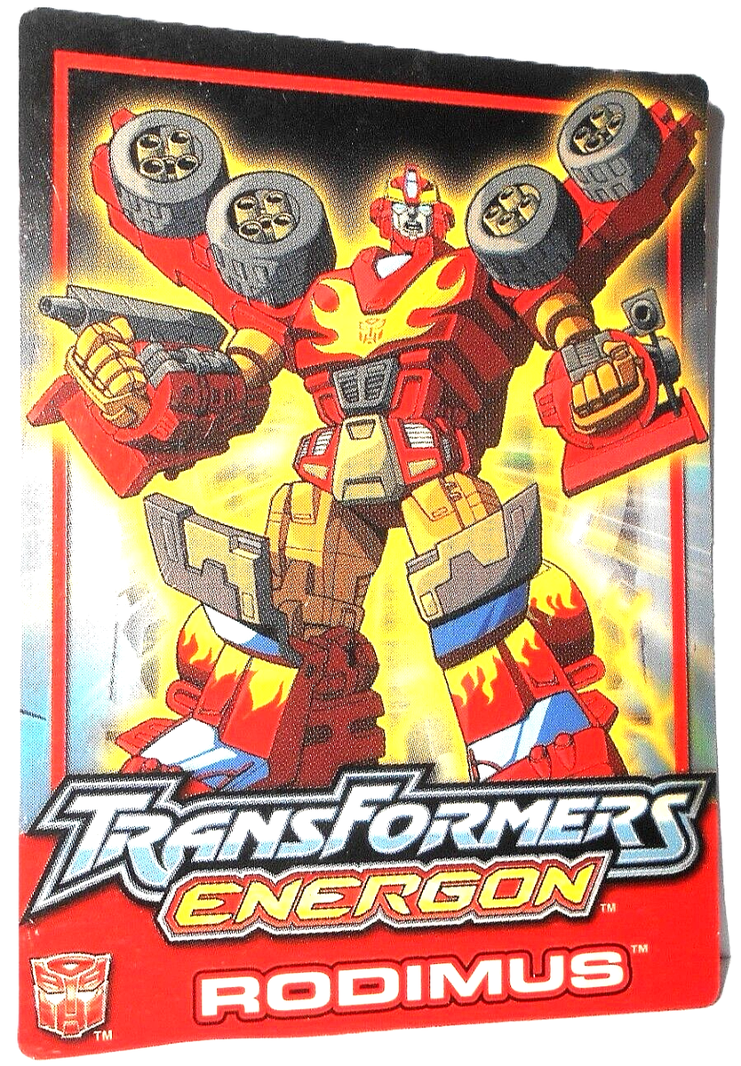 Transformers Energon RODIMUS PRIME Trading Card 2003 exclusive hot
