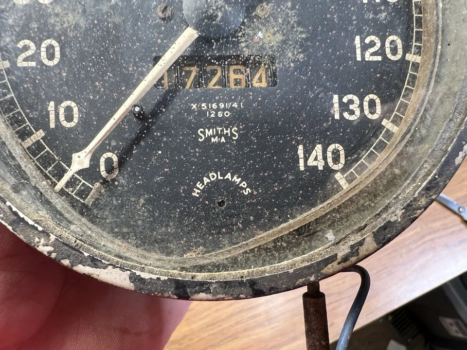 Velocímetro Smiths JAGUAR XK120 XK140 1952-1956 140 MPH X.51691/41 Foto 3 de 4