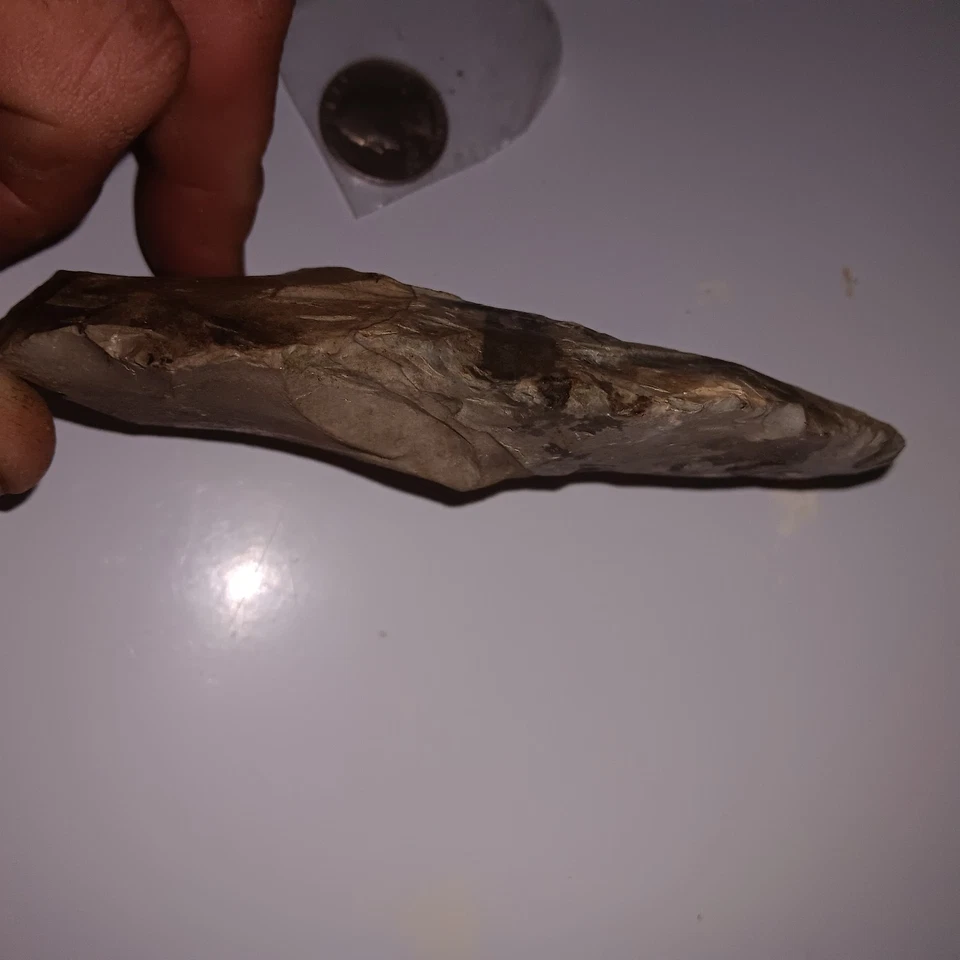 Primitive tool, Native American Indian stone hand axe head. - Image 4 of 4