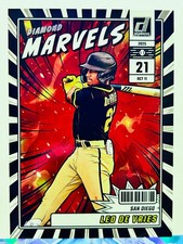 2025 Donruss Diamond Marvels, Leo De Vries, San Diego Padres, #11