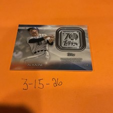 Al Kaline Topps 2021 Topps 70th Anniversary Logo Patch