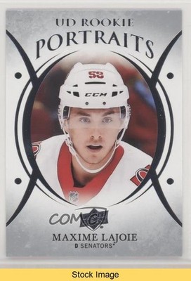 2018 Upper Deck UD Portraits Rookies Max Lajoie Maxime #P-57 Rookie RC READ z2x