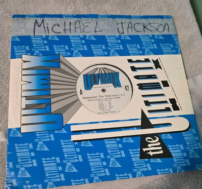 Michael Jackson -Remember The Time Parts 1 & 2- ULTIMIX 42 1991 12'' vinyl  promo