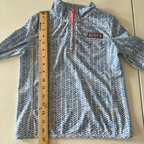 Vineyard Vines Girls Chevron Geo Performance Shep Shirt Beach Vacation Sz XS 5-6 - Picture 9 of 10