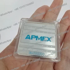 1pc Silver Bar APMEX Electroplated Silver Square Coin Decor Craft Collect Gift