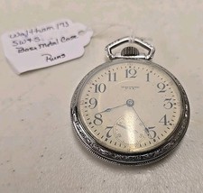 Antique 1911 Waltham 635 16s 17j Adjusted Pocket Watch Defiance Open Face Case