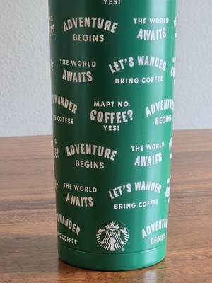 Starbucks Road Trip Collection Dual Lid Stainless Tumbler 20 oz | eBay
