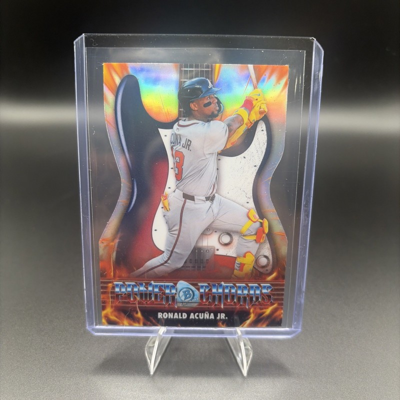 2026 Bowman Baseball Ronald Acuna Jr POWER CHORDS Die Cut #PC-3 Atlanta Braves🔥