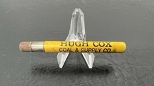 Vtg Bullet Pencil Hugh Cox Coal Somers Wis Murphy Feed Farm Supplies Advertising
