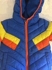 Spyder Baby Hooded Puffer Coat Jacket Blue Size 12 Months Quilted