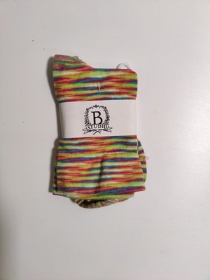 b studio -women's socks - multi color- Cotton Blend - Made in USA **I1**