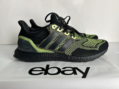 *SPECIAL* adidas Ultraboost 1.0 Shoes, Black Lucid Lemon, Size 11.5