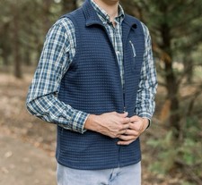 Properly Tied Men s Delta Vest Navy Size Small
