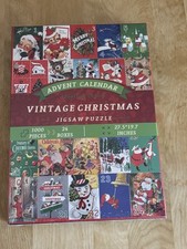 Advent Calendar 1000 Piece Christmas Jigsaw Puzzle 24 Days New Sealed
