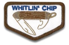 Cub Boy Scouting America BSA WHITLIN' CHIP Patches Badges whittling Knife Scouts