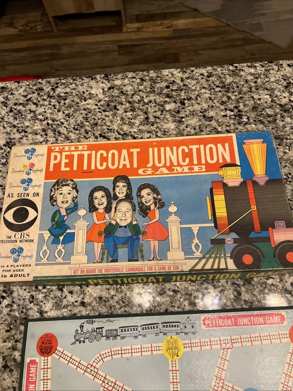 Vintage Petticoat Junction Board Game Transogram No 852 CBS TV Show 1960s Boxed