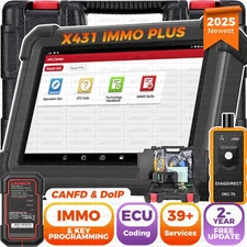 2025 LAUNCH X431 IMMO PLUS PAD VII Key Programming Car Diagnostic Tool ECU Clone