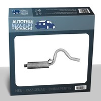 Auspuff Mitteltopf für Opel Ascona B Manta B + CC