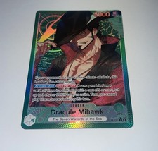 One Piece Dracule Mihawk OP14-020 Parallel/ Alt Art Leader 