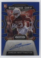 2024 Panini Prizm Draft Picks Signing Day Blue /149 Jordan Whittington Auto 18rb