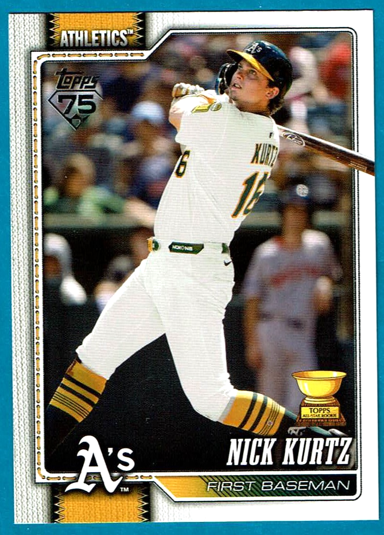 2026 NICK KURTZ TOPPS SERIES 1 75th ANNIVERSARY ALL STAR ROOKIE