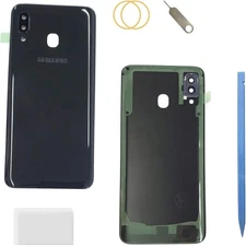 A20 Battery Rear Back Cover Housing Panel Replacement for Samsung Galaxy A20