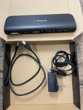 StarTech USB3SDOCKHDV Docking Station USB 3.0 HDMI/DVI/VGA W/ POWER ADAPTER