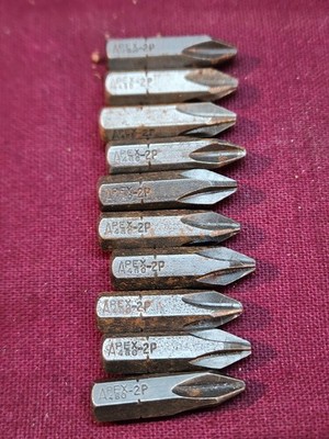 Apex 480-2P Hex Insert Bits Phillips #2 (10pcs)