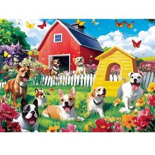 300 Piece Puzzles for Adults, Jigsaw Puzzles 300 Pieces for Adults Kids Dog P...