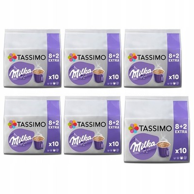 6 x Tassimo MILKA - Hot Chocolate Pods 6 x 10 Drinks