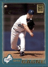 ERIC GAGNE #447 2001 Topps Los Angeles Dodgers VG