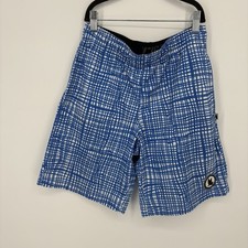 Flow Society Youth M Authentic Lacrosse Gear Shorts Blue