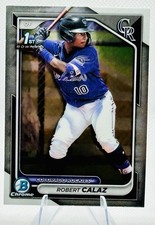 Bowman 2023 Chrome 1st Bowman Rookie Robert Calaz Rockies #BCP-131 Baseball Card
