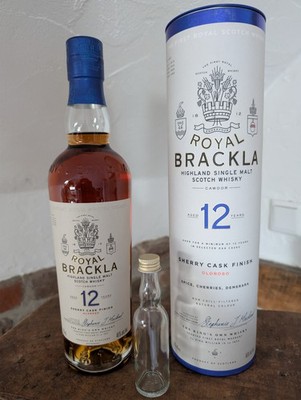 Royal Brackla 12 Sherry Cask Single Malt Scotch Whisky 40 ml Sample