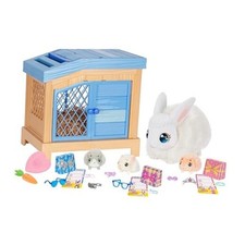 Mama Surprise Toy Set, Hutch Interactive Animal Playset with 3 Surprise Bunny