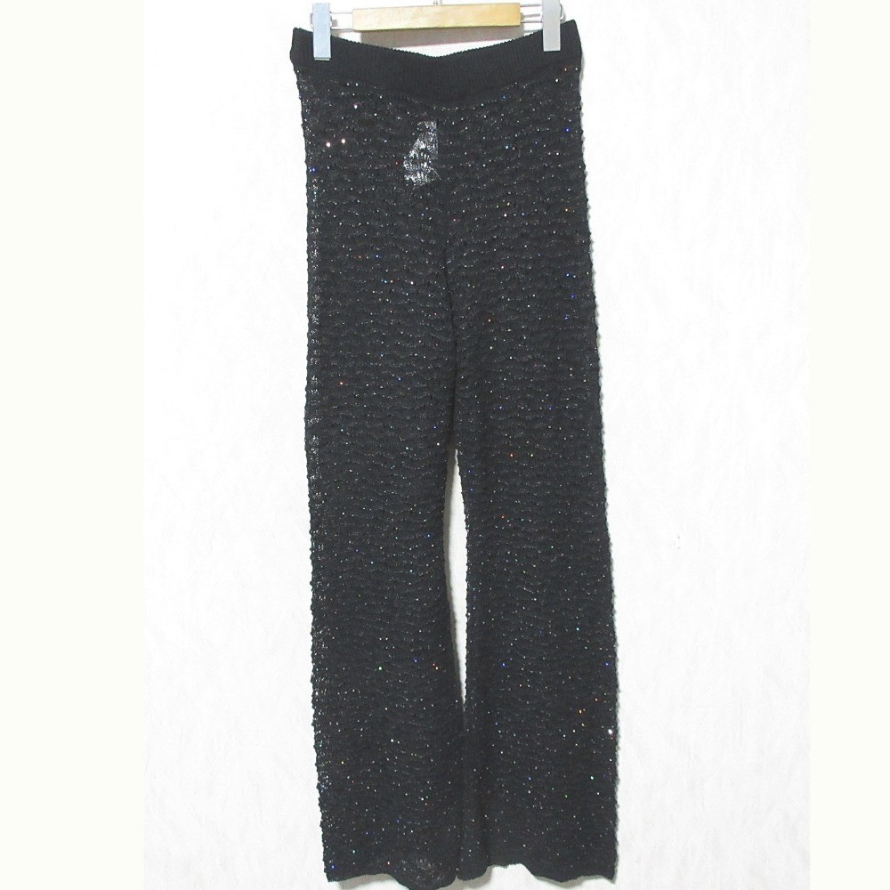 Ameri Spangles Leggings Knit Pants, Size Medium, … - image 1