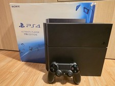 PlayStation 4 (PS4) 1TB Console - Jet Black - Boxed - Mint