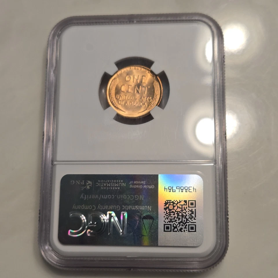 1958 D Lincoln Wheat Penny NGC MS 66 RD - Image 4 of 4