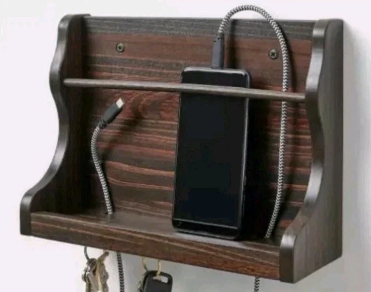 Organizador de pared de pino macizo IKEA LEVLA 204.983.53 - Envío gratuito Foto 3 de 3