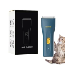 Dog Grooming Kit Clipper for Thick Coat Low Noise Cordless Cat Hair Trimmer R...