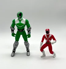 Mighty Morphin Power Rangers Action Figures Bandai Trip Regis Time Force Green
